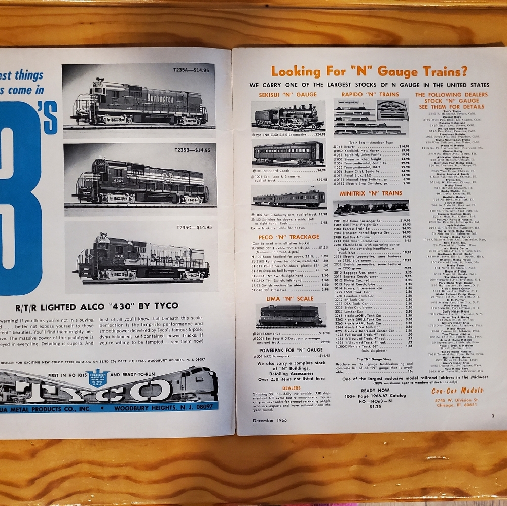 Model Railroader Magazine 1966 - Picture 3 of 3